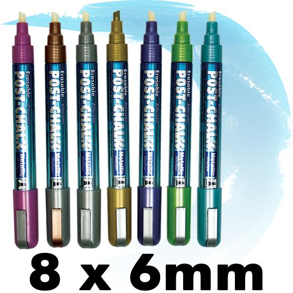liquid chalk pens pack8_6mm