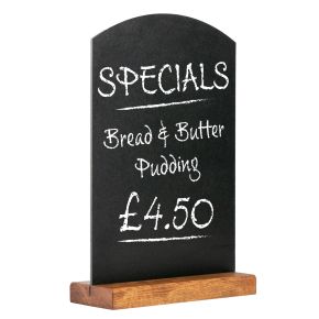 Dark Wood Blackboard